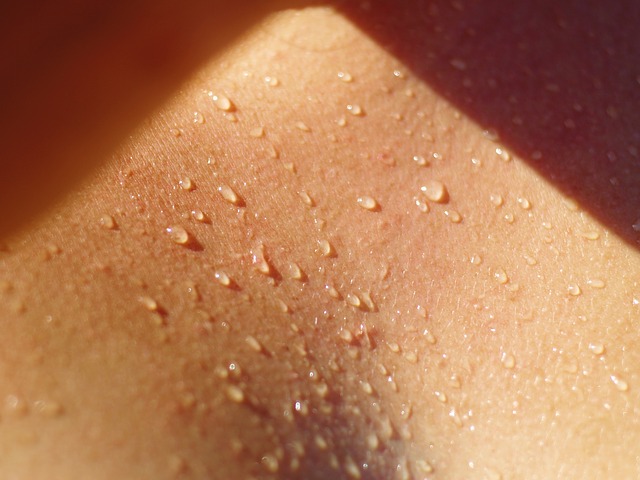 skin and sweat